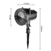 Newest LED Moving Laser Projector Light Snowflake Outdoor Lamp UK