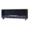 58inch Home Electric Fireplace Wall Mounted/Built-in LED Fire 12 Colour Flame UK