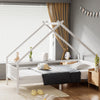 Treehouse Single Bed Wooden Frame 3FT Kids Sleeper Pine House Low Childs Canopy