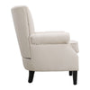 Velvet Shell Back Accent Chair Single Sofa Padded Fireside Armchair Lounge Seat