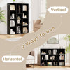 11-Cube Bookcase Modern Geometric Bookshelf Display Cabinet