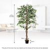 160 CM Artificial Ficus Tree Tall Indoor Plant Fake Home Office Decor Plant