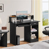 Home Office Computer Desk w/ Keyboard Tray 1 Drawer Storage Shelf MDF PC Desk