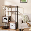 Multi-Level Kitten Tower Modern Indoor Cat Climbing Stand Furniture Coffee