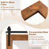 Bathroom Farmhouse Wall Mounted Mirror Explosion-proof Barn Door Style Mirror