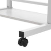 Height Adjustable Rolling Laptop Desk Cart over Bed Hospital Table Stand Trolley