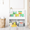 Kids Bookshelf Toy Storage Cabinet Organizer-White