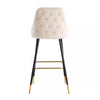 VELVET BAR STOOLS BUTTON BACK BAR STOOLS BREAKFAST BAR STOOL SET OF 2 OR 1CHAIR