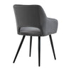 Pair of Dining Chair Velvet Diamond Chairs with Metal Legs Black/Blue/Grey/Green