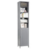 Bathroom Cabinet Freestanding Floor Cabinet Narrow Storage Cabinet Adjustable