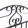 Metal Single Garden Gate Wrought Iron Barrier Doors Fence Panel Manor Entrance