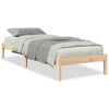 Long Bed Frame without 90x220 Solid Wood Pine T2Q6