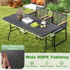 152 cm Portable Folding Picnic Table Patio Dining Table-Black