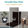 6 Positions Adjustable Lazy Sofa Floor Chair Foldable Floor Seat Reclining Chair