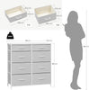 8 Chest Of Drawers Bedroom Furniture Spacious Storage Drawer Unit Modern Design