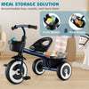 3-Wheel Toddler Bike Toddler Tricycle Kids Trike-Blue