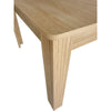 DINING TABLE RECTANGULAR KITCHEN DINING ROOM 4 SEATERS 116X65X75 CM TABLE OAK
