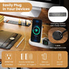 Corner Gaming Desk Home Office L-Shaped Desk with LED Lights-Brown