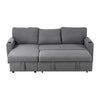 3 Seater Corner Sofa Bed Hidden Storage Convertible Pull Out -L Shaped Sofa Bed