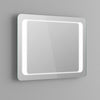 Modern Makeup Mirrors LED Lighting Rectangle Bathroom Mirror Anti-Fog Wall Mount