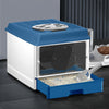 Large Self-Cleaning Hooded Cat Litter Box Enclosed Kitten Toilet Box Potty Tray