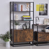 Storage Cabinet w/ 3 Open Shelves Cupboard Tall Organizer for Livingroom Bedroom