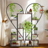 2PCS Multiple Metal Heart Shape Plant Stand Ladder Plant Holder Display Shelf