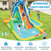 Inflatable Water Slide Kids Bouncy Castle Water Park Jumper House w/ Splash Pool