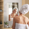 LED Bathroom Add sophistica w/ Demister Lights Touch Switch 3 Colors LED Storage