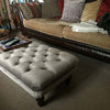Rectangle Chesterfield Footstool Coffee Table Pouffe Foot Stool 100cm x 54cm