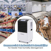 120 L Commercial Dehumidifier Industrial Heavy Duty Dehumidifier w/ Drain Hose