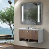 Wall Bathroom Mirror Cabinet w/ 60 LED Light,Shaver Socket,Anti-fog,Touch Switch