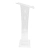 Acrylic Lectern Plexiglass Podium Clear Stand Acrylic Pulpits f/ Churches Office