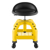 Rolling Seat Mechanic Stool Chair Height Adjustable Roller Work Chair w/Tray
