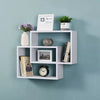 Display Space Saving Multi Compartment Floating Wall Shelves Display Shelf