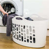 50L Flexible Laundry Basket Plastic Washing Clothes Bucket Home Storage Hampers