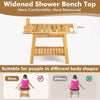 Shower Seat Bench Bathroom Seat Stool Elderly Disabled 2-Tier Organizer Stool