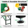 122 cm Folding Billiards Table Portable Game Pool Table w/Accessory Set-Green