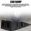 2pcs Heavy Duty 5 Ton 2.5+2.5 Ton Plastic Car Ramp Lifting Ramps 33cm Extra Wide