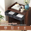 Dog Crate Furniture Indoor Dog Cage Pet House w/ 2 Fabric Drawers