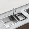 Double Bowl Stainless Steel Drop-in Kitchen Sink Dishwasher Vegetable Sink Home
