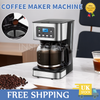 Digital Filter Coffee Maker Machine Instant Caffé Powder Jug Anti-Drip 12 Cups