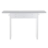 Rectangular Side Table Slim Narrow Desk 2 Tiers Workbench Rack Shelf Hallway UK