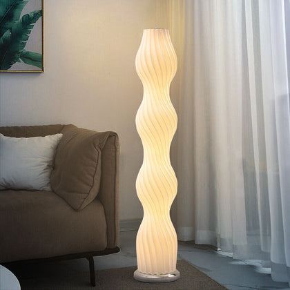 104cm Corner Floor Lamp-Standing Lamp Chrome Base for LivingRoom Bedroom Office