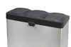 Recycling Bin, 3 x 20 L Triple Kitchen Bin