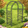 Heavy Metal Garden Arch Trellis Climbing Plants Vine Rack Outdoor Wedding Stand