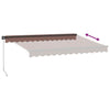 Manual Retractable Awning with Brown 350x250 W4B4
