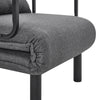 Folding Futon Chair Bed Single Sofa Bed Armchair 3-in-1 Recliner Lounger Sleeper