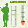 2 Pack Garden Trellis Height Adjustable Tomato Cage Tall Plant Support Stands
