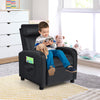 Kids Recliner Chair Ergonomic PU Leather Lounge Sofa w/ Adjustable Footrest